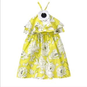 Janie and Jack yellow dress 6-12 mos